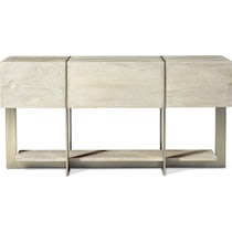 odessa white console table   