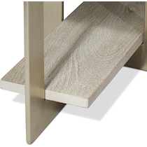 odessa white console table   