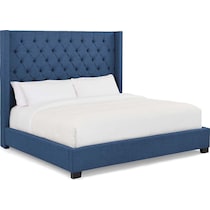 odette blue full bed   