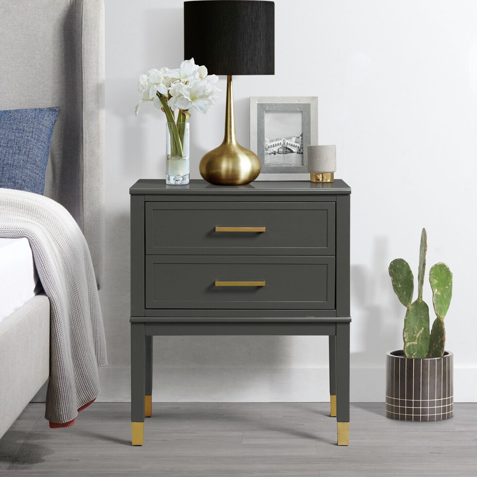 ohara gray side table   