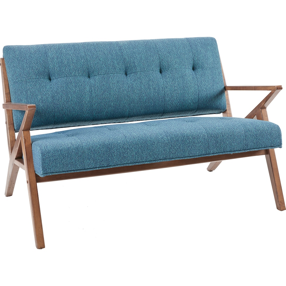 ojai blue loveseat   