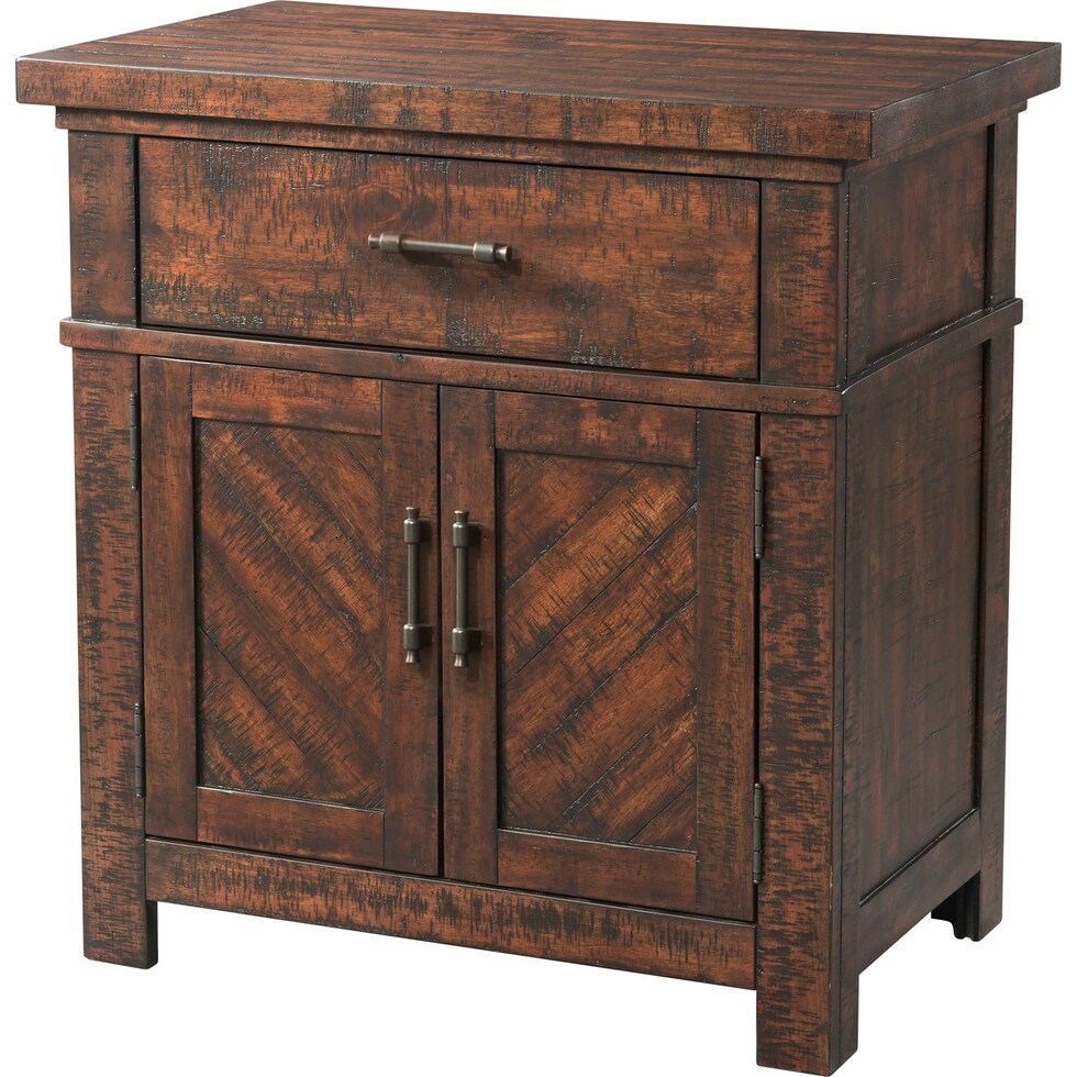 oleander light brown nightstand   