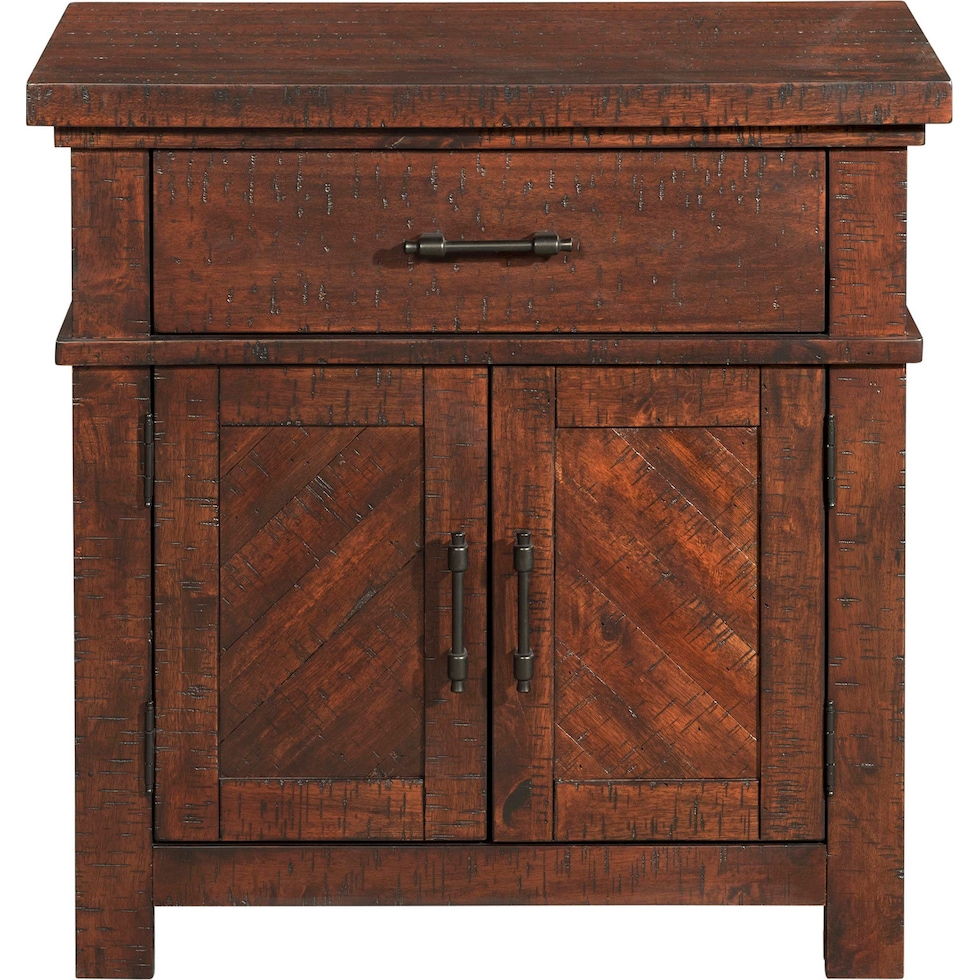 oleander light brown nightstand   