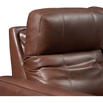 oliver dark brown  pc power reclining living room   