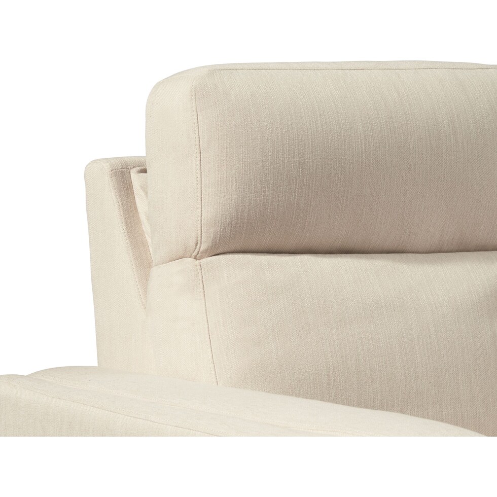 oliver white power reclining loveseat   