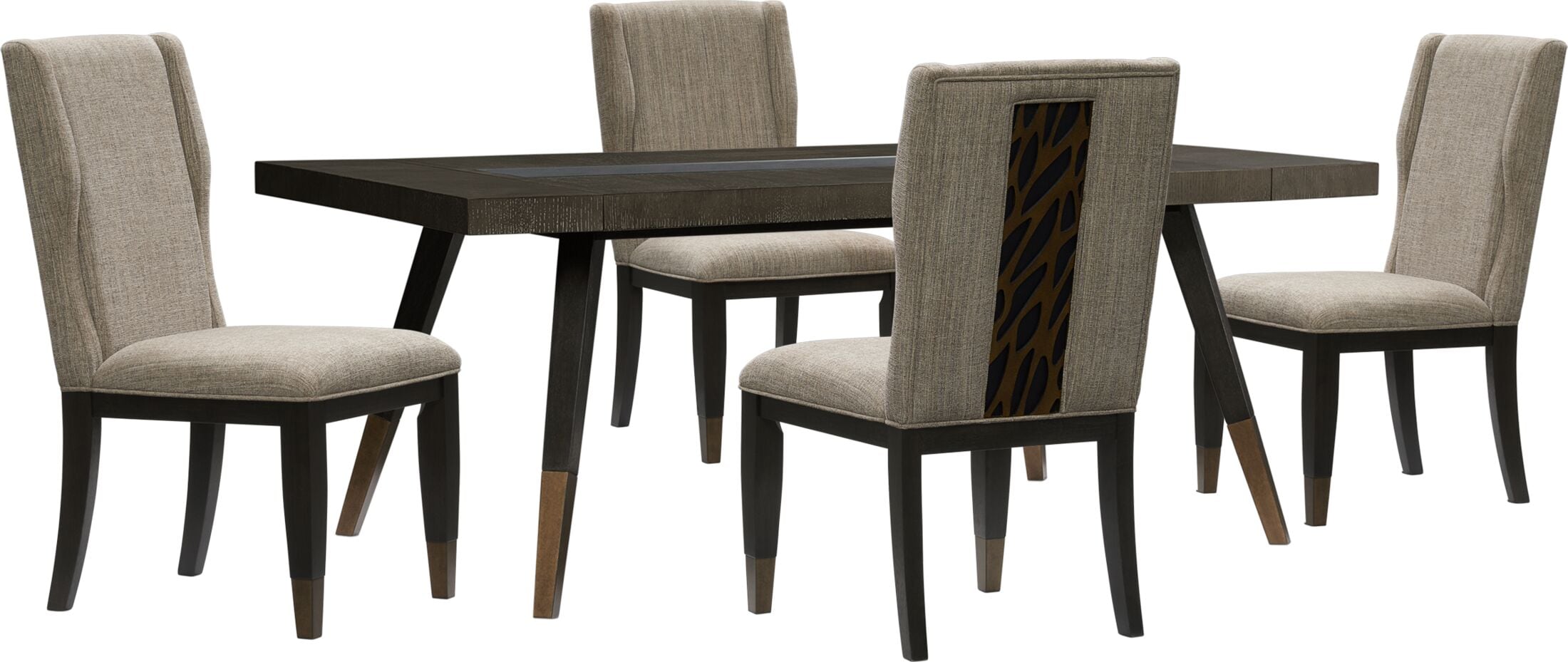 Olivia Rectangular Dining Table and 4 Chairs Value City Furniture