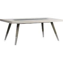 olivia dining room white dining table   