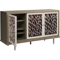 olivia dining room white server   