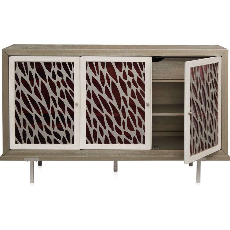 olivia dining room white server   