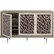 olivia dining room white server   