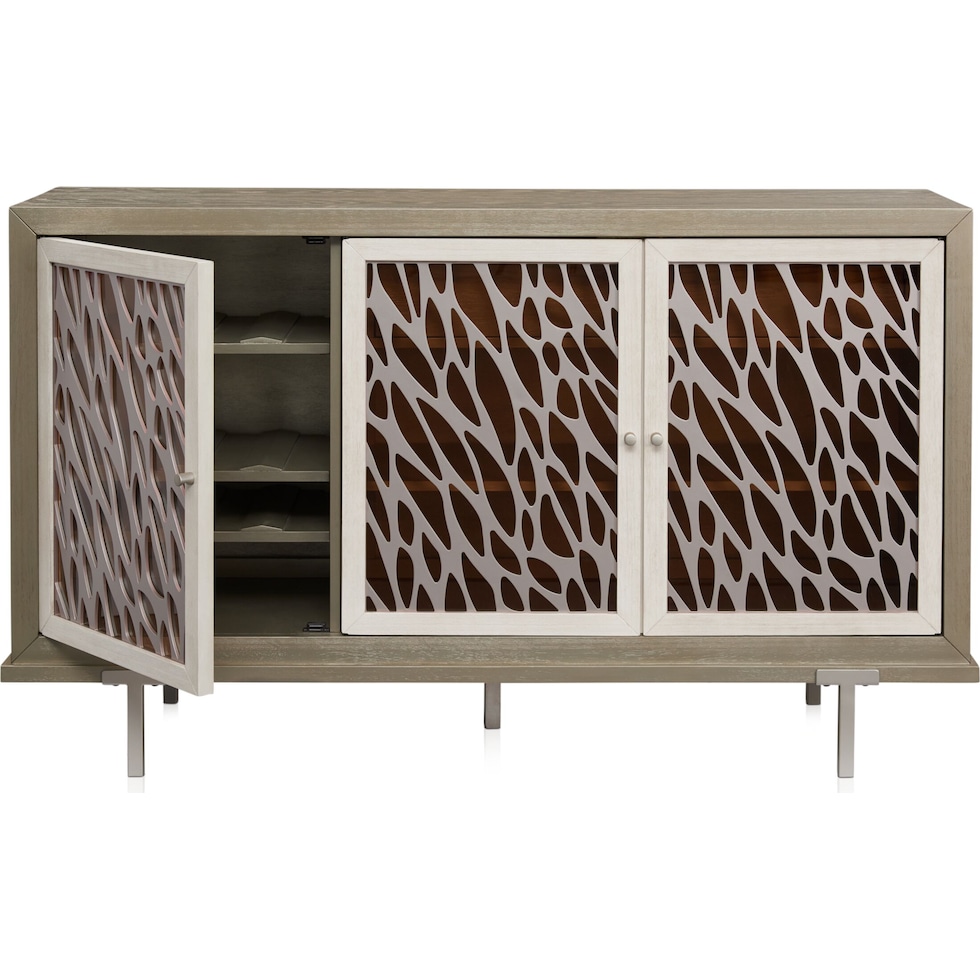 olivia dining room white server   