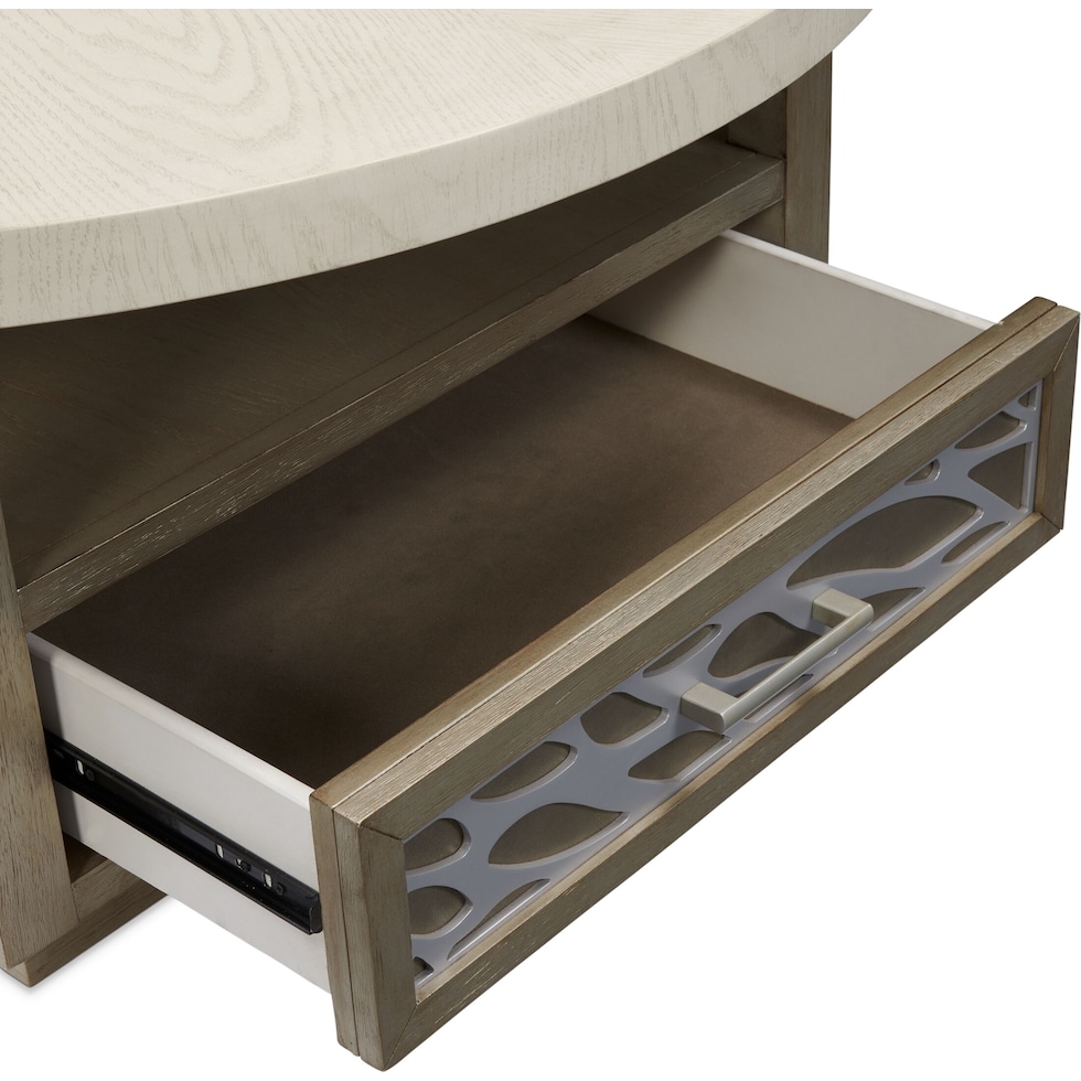 olivia white coffee table   