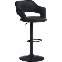 ollie black bar stool   