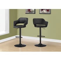 ollie black bar stool   