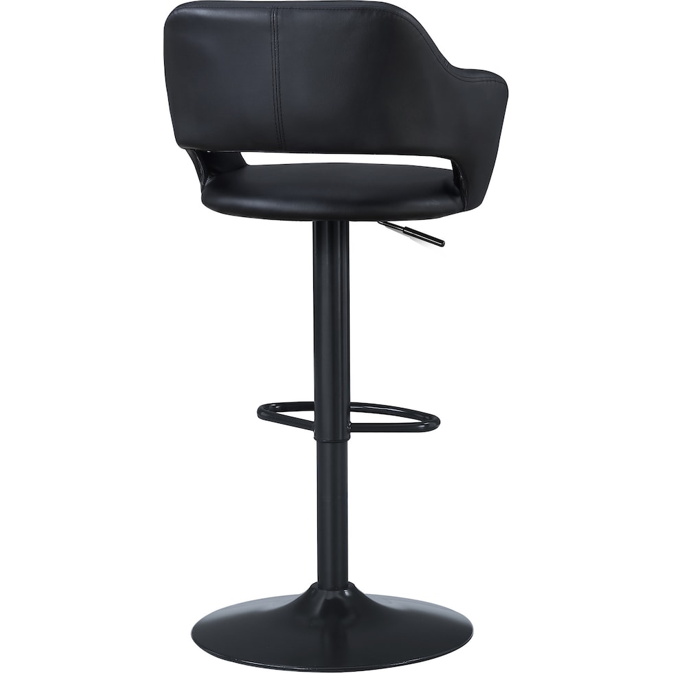 ollie black bar stool   