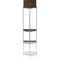 ollie silver floor lamp   