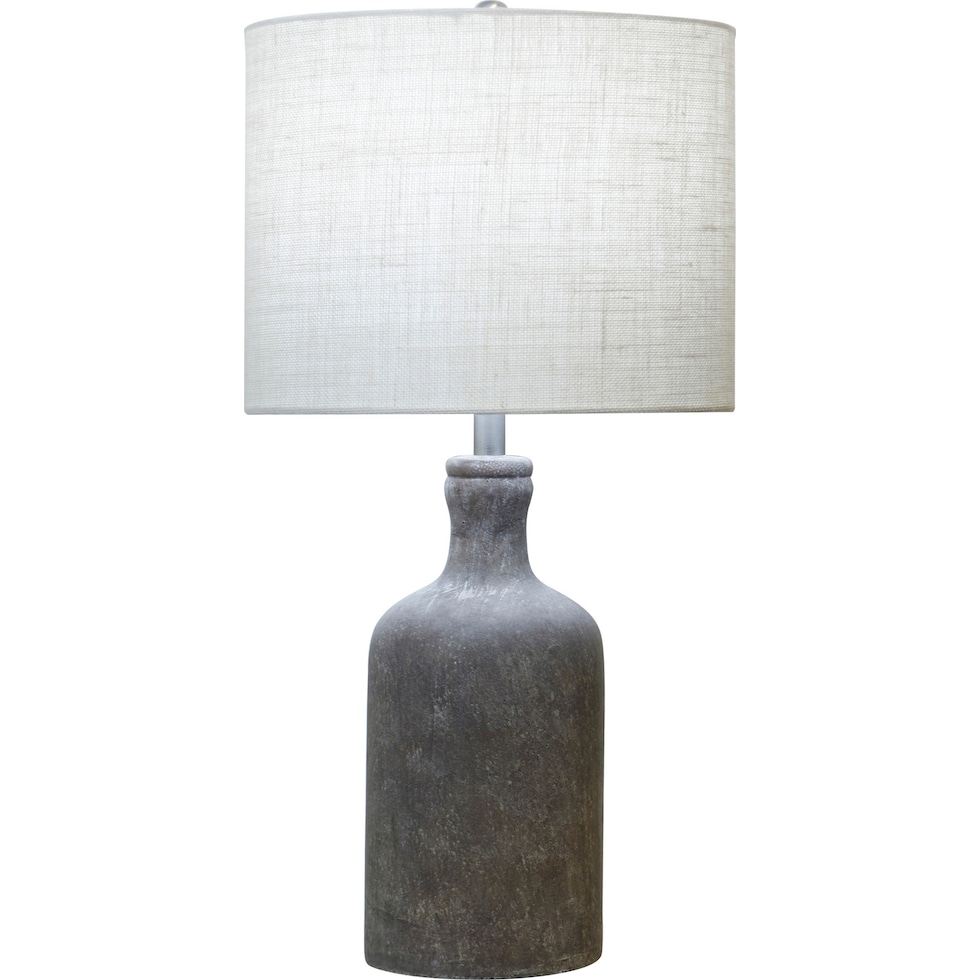 olney gray table lamp   