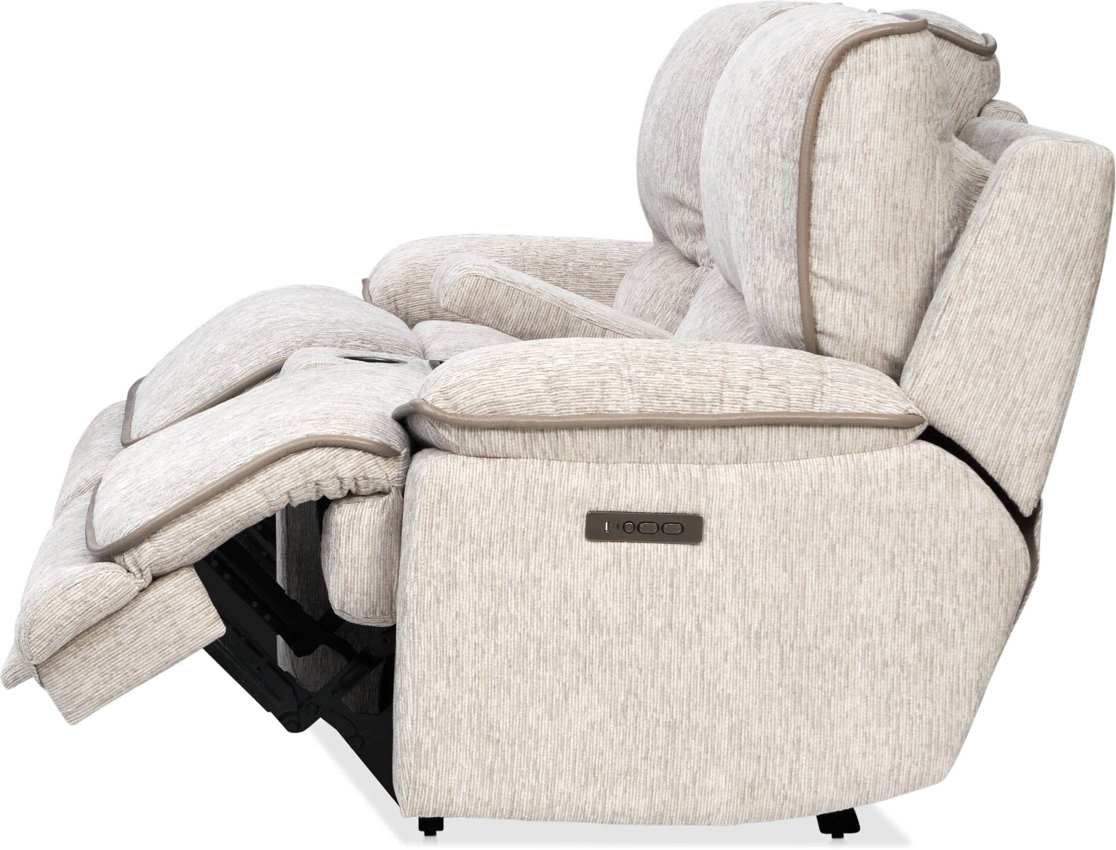 なーさん様あて Ninth Peel&Patrick Vegee Lazboy 48P764 Addison Power Reclining Loveseat - Hickory