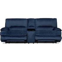 olsen indigo loveseat   