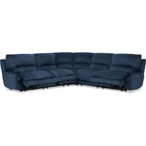 olsen indigo sectional   