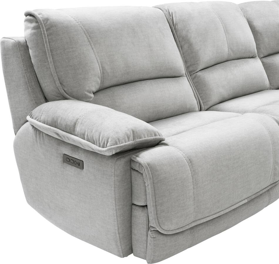 Olsen Dual Power Reclining Sectional Value City Furniture