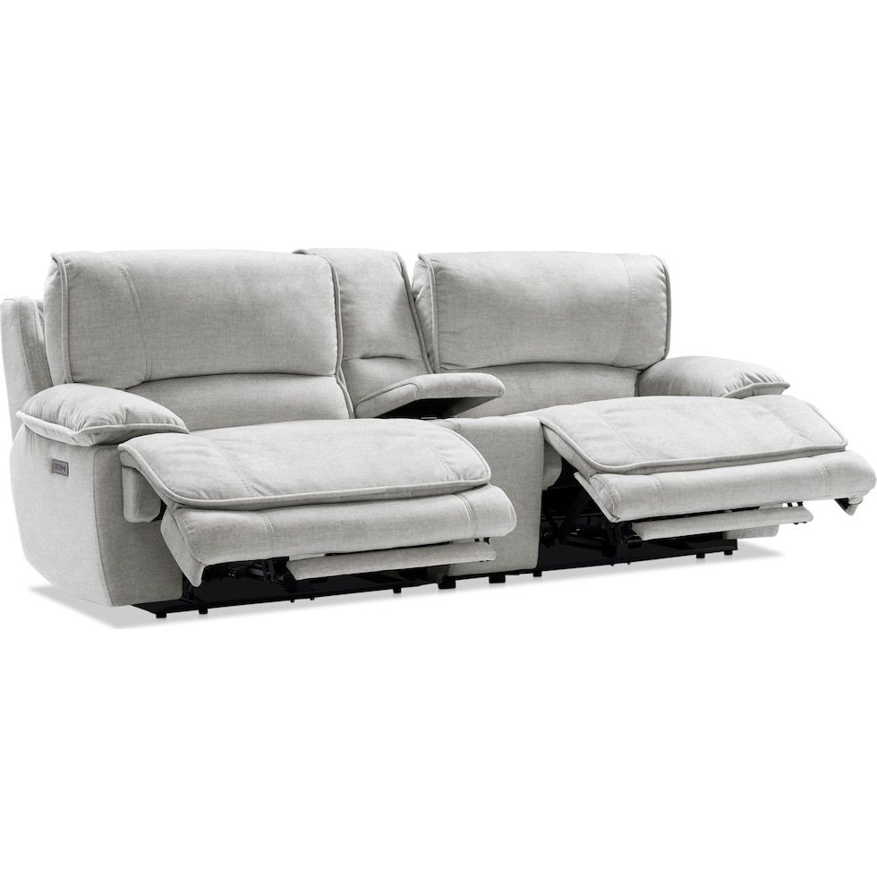 olsen silver loveseat   