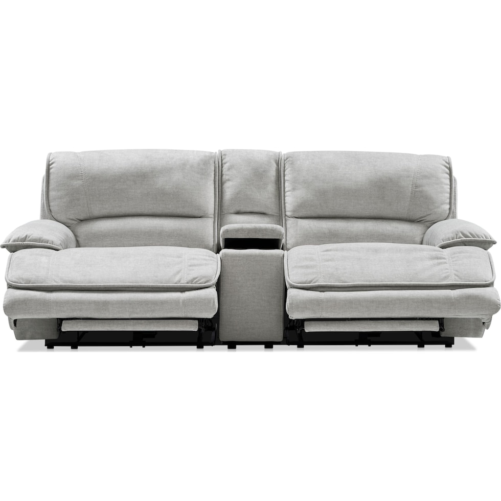 olsen silver loveseat   