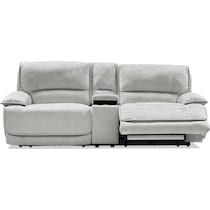 olsen silver loveseat   