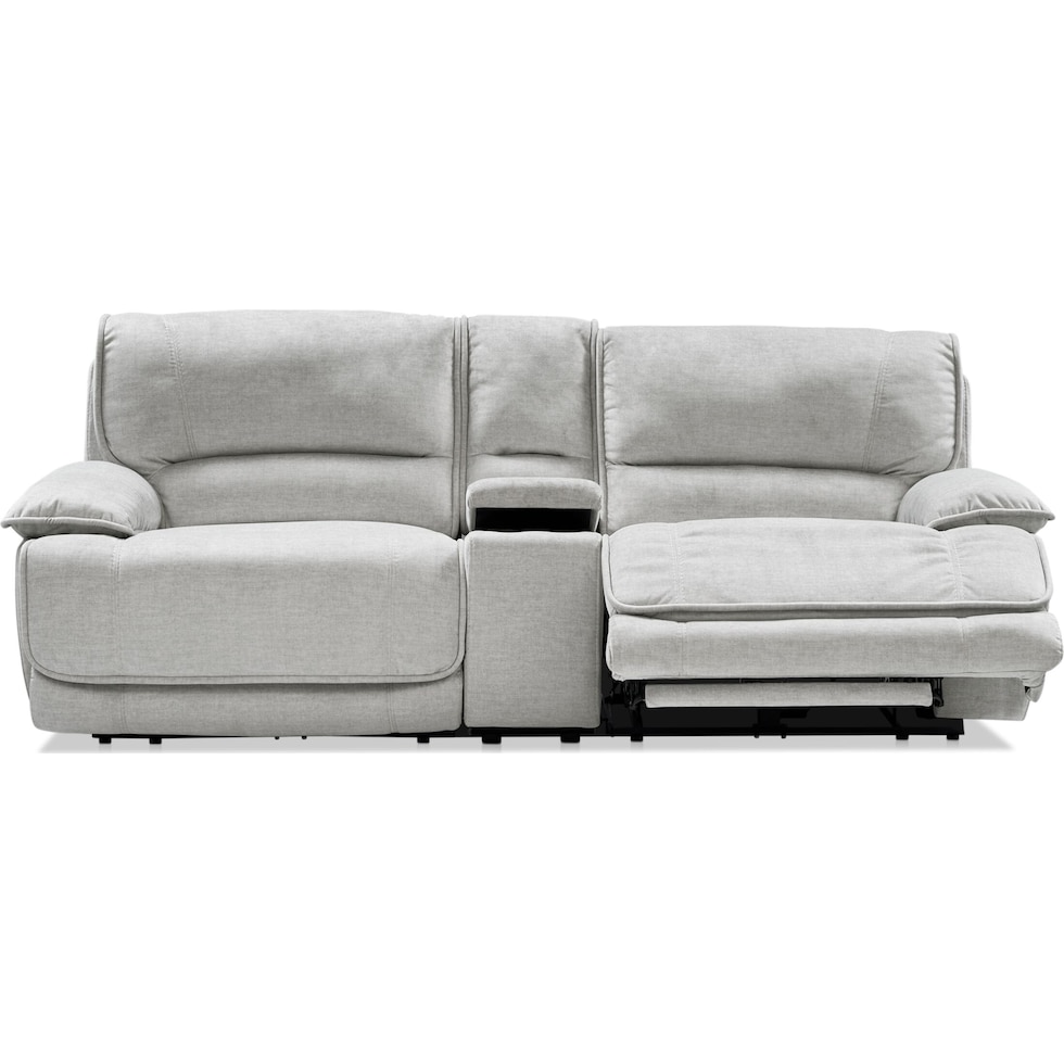 olsen silver loveseat   