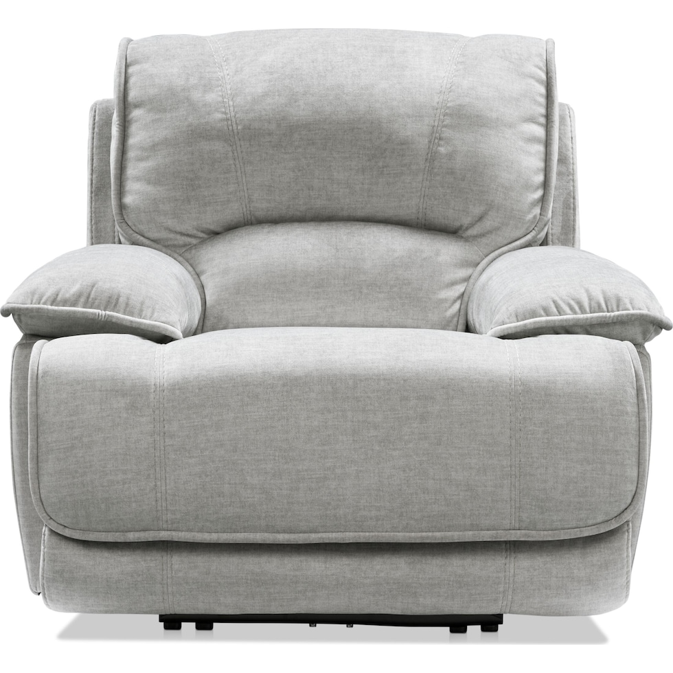 olsen silver recliner   