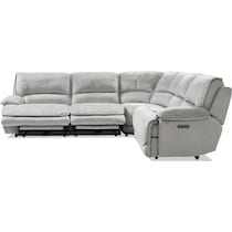 olsen silver sectional   