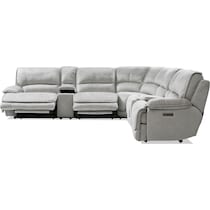 olsen silver sectional   