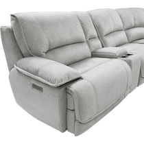 olsen silver sectional   