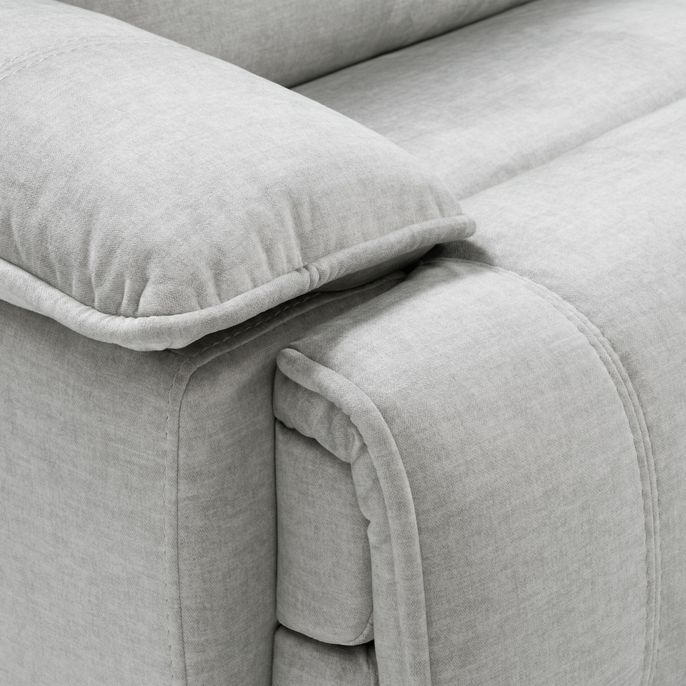olsen silver sectional   