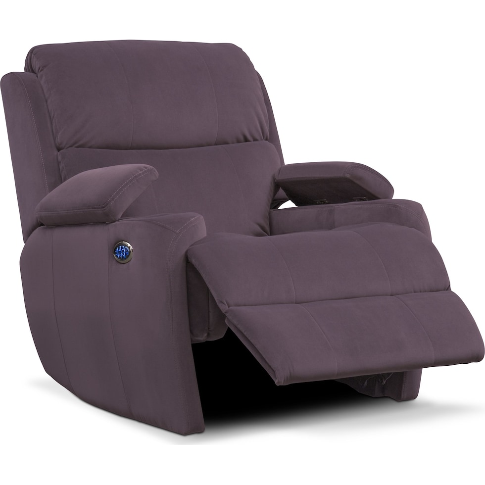 omega gray power recliner   