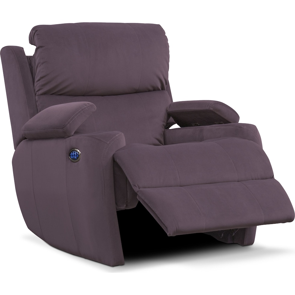 omega gray power recliner   