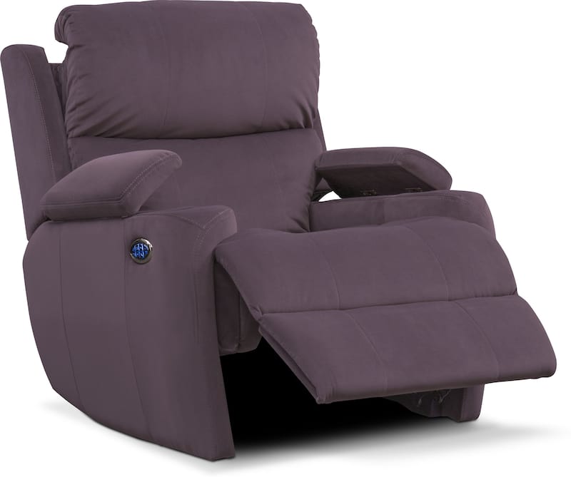 Omega TriplePower Recliner Gray Value City Furniture