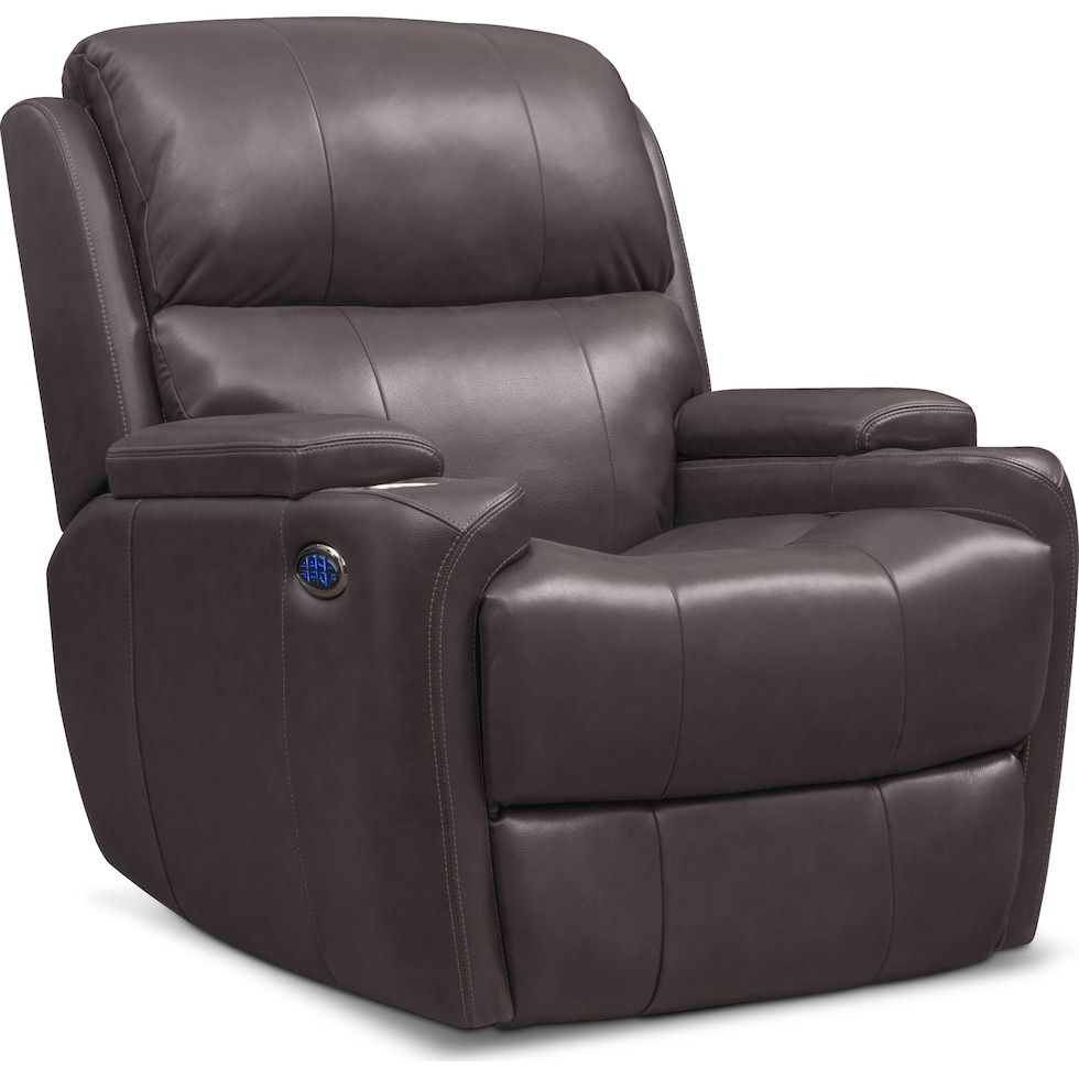 omega gray power recliner   