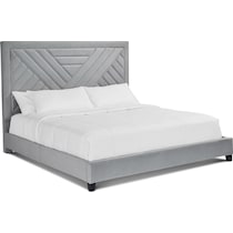 omni blue king bed   