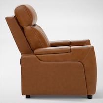 omni dark brown power recliner   