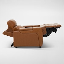 omni dark brown power recliner   
