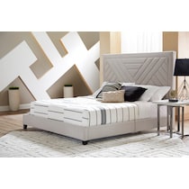 omni gray king bed   