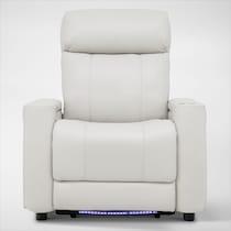 omni white power recliner   