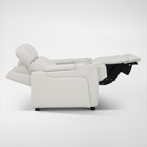omni white power recliner   