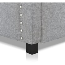 ophelia gray twin daybed with trundle   