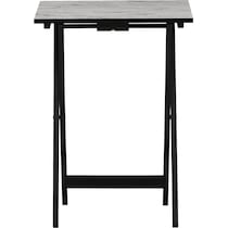 opie white tray table   