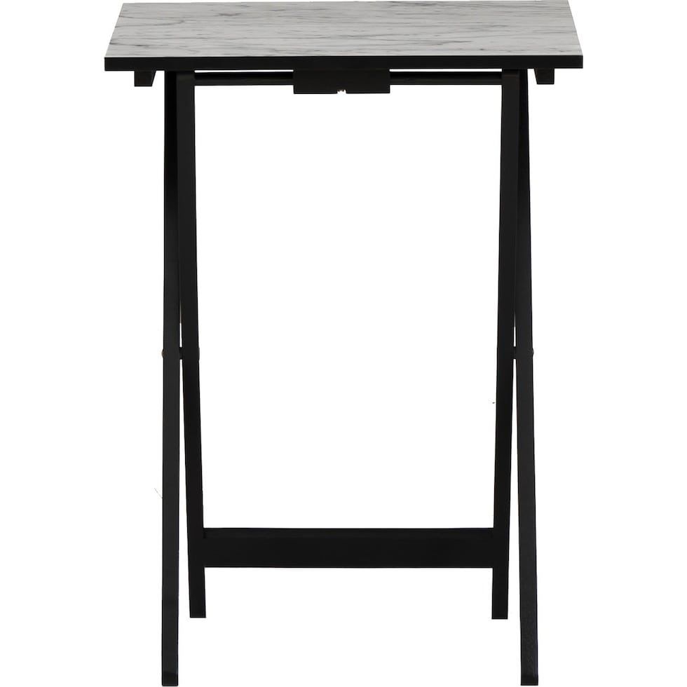 opie white tray table   