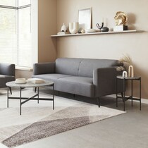 opus gray sofa   