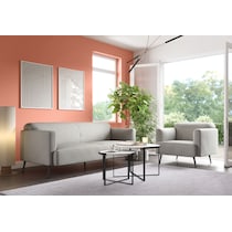 opus gray sofa   