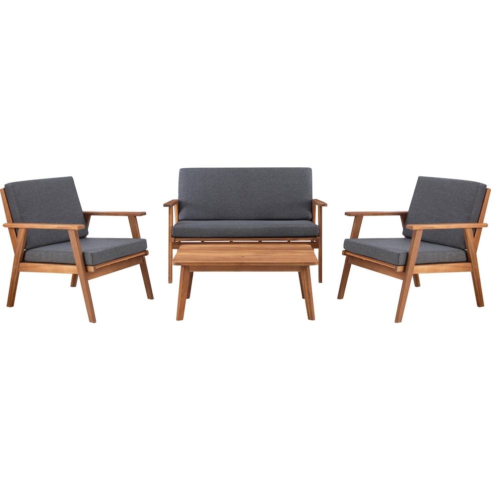 orcabessa gray outdoor chair set   